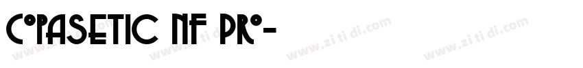 Copasetic NF Pro字体转换